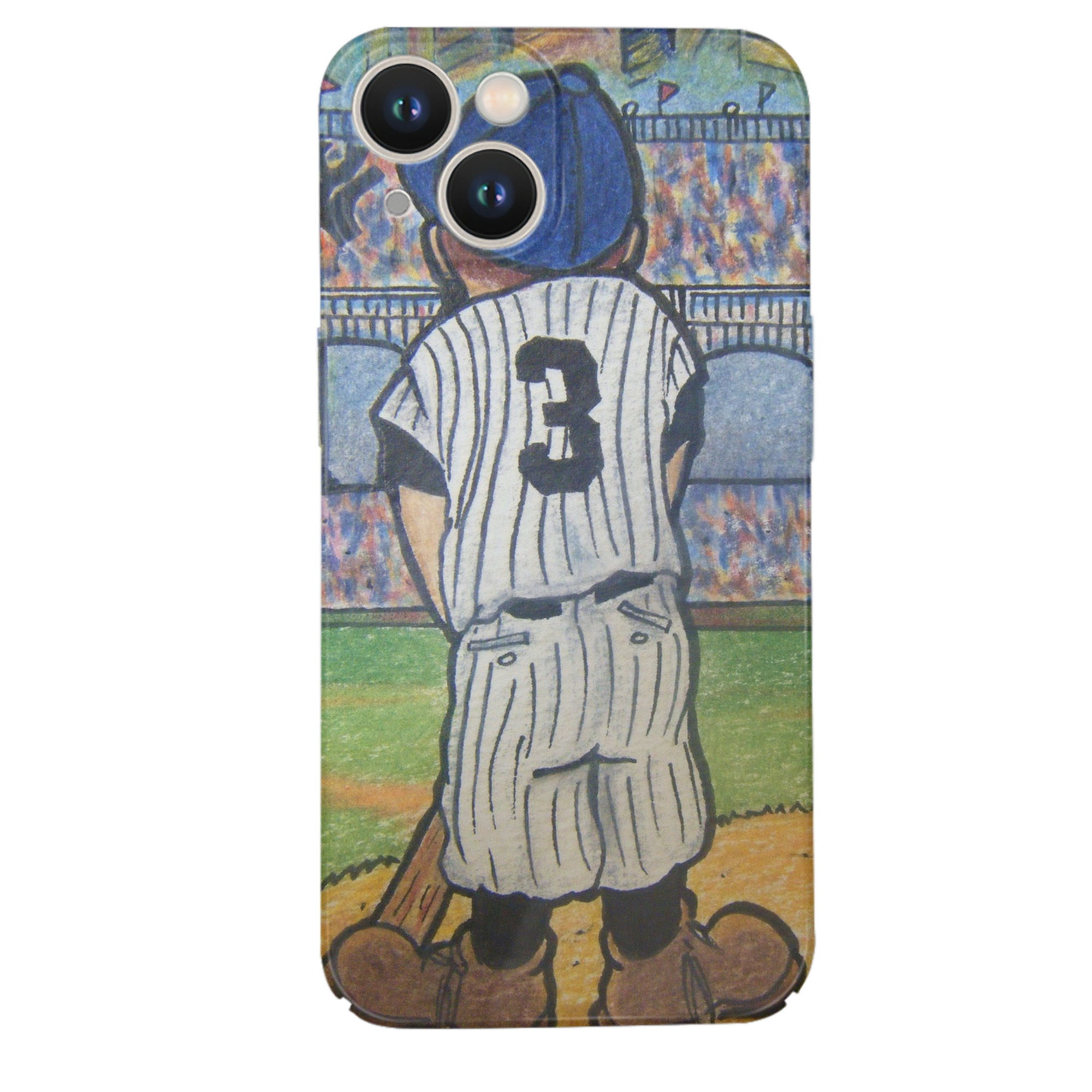 Babe Ruth 37 IPhone 14 Series Full-Cover Hard Case – Shockproof With Raised Camera Protection – Precise Cutouts, Wireless Charging Compatible – Durable, Anti-Yellowing, Easy To Clean